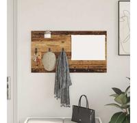 vidaXL Wall-Mounted Coat Rack Old Wood 90 x 10 x 50 cm Engineered wood