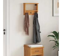 Wall-mounted Coat Rack SANDNES Solid Wood Pine Clothes Hanger Rack vidaXL