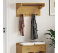 vidaXL Wall-mounted Coat Rack SANDNES 87x30x42 cm Solid Wood Pine
