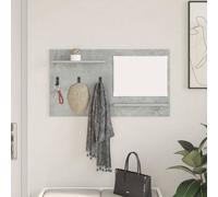 vidaXL Wall-Mounted Coat Rack with Shelf Concrete Grey 90 x 10 x 50 cm