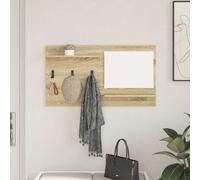 vidaXL Wall-Mounted Coat Rack with Shelf Sonoma Oak 90 x 10 x 50 cm