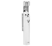 vidaXL Wall Mounted Cylindrical Ashtray - Silver Stainless Steel - Compact Design for Indoor and Outdoor Use - Easy to Empty and Maintain