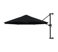 Vidaxl Wall-Mounted Parasol With Metal Pole 300 Cm