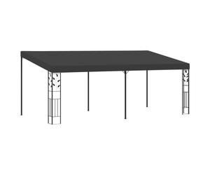vidaXL Wall-mounted Gazebo 6x3x2.5m Anthracite Garden Pavilion Sun Shelter