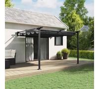 Gazebo Polyester Outdoor Garden shade Terrace canopy Sunshade Modern vidaXL