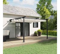 Gazebo Polyester Outdoor Garden shade Terrace canopy Sunshade Modern vidaXL