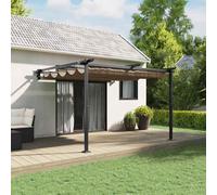 Gazebo Polyester Outdoor Garden shade Terrace canopy Sunshade Modern vidaXL