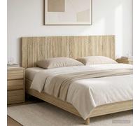 VidaXL Wall-Mounted Headboard ALKMAAR Sonoma Oak Engineered Wood