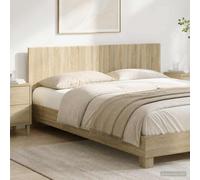 VidaXL Wall-Mounted Headboard BREDA Sonoma Oak Engineered Wood