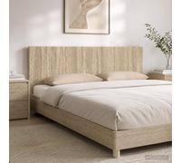 VidaXL Wall-Mounted Headboard DELFT Sonoma Oak Engineered Wood