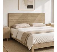 VidaXL Wall-Mounted Headboard HAARLEM Sonoma Oak Engineered Wood