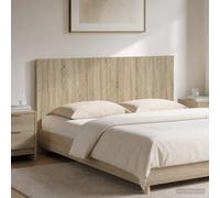 VidaXL Wall-Mounted Headboard HOORN Sonoma Oak Engineered Wood
