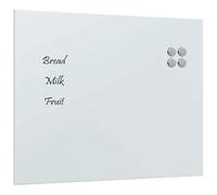 vidaXL Wall-Mounted Magnetic Board/whiteboard - 50x40 cm - Tempered Glass, Dry Erase Surface for Office/Home/School