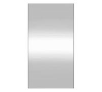 vidaXL Wall-Mounted Rectangular Glass Mirror - 50x100 cm, Modern Style, Clear Reflection for Makeup and Decoration