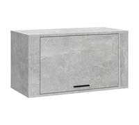 vidaXL Wall-mounted Shoe Cabinet, Concrete Grey, Engineered Wood, Modern Design, Space-Saving, for Home Shoe Organisation Process