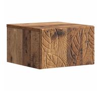vidaXL Wall-Mounted Side Table Old Wood 34.5 x 33 x 20 cm