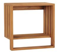 vidaXL Wall-mounted Towel Rack 35x20x35 cm Solid Teak Wood UK HOT
