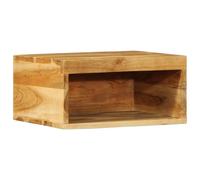 vidaXL Wall-mounted TV Cabinet 40x30x19 cm Solid Wood Acacia