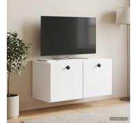 VidaXL Wall-Mounted TV Cabinet 59.5 X 31 X 30 Cm White Engineered Wood