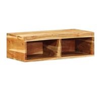 vidaXL Wall-mounted TV Cabinet 60x30x19 cm Solid Wood Acacia
