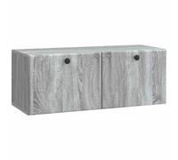 vidaXL Wall-Mounted TV Cabinet 78.5 x 31 x 30 cm Grey Sonoma
