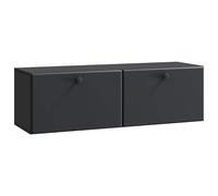 vidaXL Wall-Mounted TV Cabinet 98 x 31 x 30 cm Black Engineered Wood
