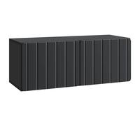 vidaXL Wall-Mounted TV Cabinet Black 78.5 x 31 x 30 cm Engineered Wood