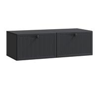 vidaXL Wall-Mounted TV Cabinet Black 98 x 41 x 30 cm Engineered Wood
