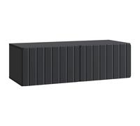 vidaXL Wall-Mounted TV Cabinet Black 98 x 41 x 30 cm Engineered Wood