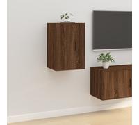 vidaXL Wall Mounted TV Cabinet Brown Oak 40x34.5x60 cm