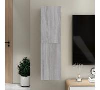 vidaXL Wall-mounted TV Cabinet Grey Sonoma 30.5x30x110 cm