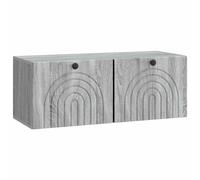 vidaXL Wall-Mounted TV Cabinet Grey Sonoma 78.5 x 31 x 30 cm