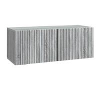 vidaXL Wall-Mounted TV Cabinet Grey Sonoma 78.5 x 31 x 30 cm