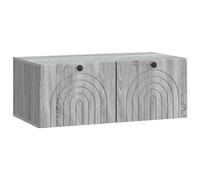 vidaXL Wall-Mounted TV Cabinet Grey Sonoma 78.5 x 41 x 30 cm
