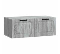 vidaXL Wall-Mounted TV Cabinet Grey Sonoma 78.5 x 41 x 30 cm