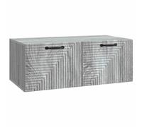 vidaXL Wall-Mounted TV Cabinet Grey Sonoma 78.5 x 41 x 30 cm