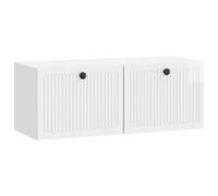 vidaXL Wall-Mounted TV Cabinet High Gloss White 78.5 x 31 x 30 cm