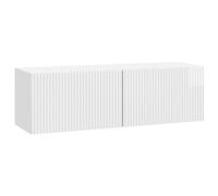 vidaXL Wall-Mounted TV Cabinet High Gloss White 98 x 31 x 30 cm