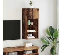 vidaXL Wall-mounted TV Cabinet Wall-mounted Old Wood 40.5 x 30 x 90 cm