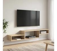 VidaXL Wall-mounted TV Cabinet Wall-Mounted Sonoma Oak