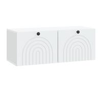 vidaXL Wall-Mounted TV Cabinet White 78.5 x 31 x 30 cm Engineered Wood