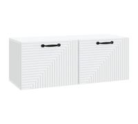 vidaXL Wall-Mounted TV Cabinet White 78.5 x 31 x 30 cm Engineered Wood