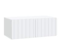vidaXL Wall-Mounted TV Cabinet White 78.5 x 41 x 30 cm Engineered Wood