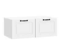 vidaXL Wall-Mounted TV Cabinet White 78.5 x 41 x 30 cm Engineered Wood