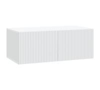 vidaXL Wall-Mounted TV Cabinet White 78.5 x 41 x 30 cm Engineered Wood