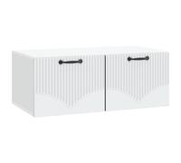 vidaXL Wall-Mounted TV Cabinet White 78.5 x 41 x 30 cm Engineered Wood