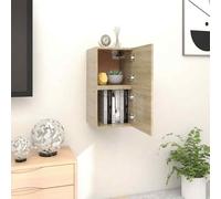 vidaXL Wall Mounted TV Cabinets 2 pcs Sonoma Oak 30.5x30x30 cm UK HOT