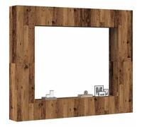 vidaXL Wall Mounted TV cabinets 8 pcs Old Wood Engineered Wood
