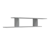 Vidaxl Wall-Mounted Tv Shelf Grey Sonoma 125X18X23 Cm Engineered Wood