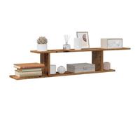 (old wood) vidaXL Wall-Mounted TV Shelf Floating Wall TV Unit TV Stand Engineered Wood